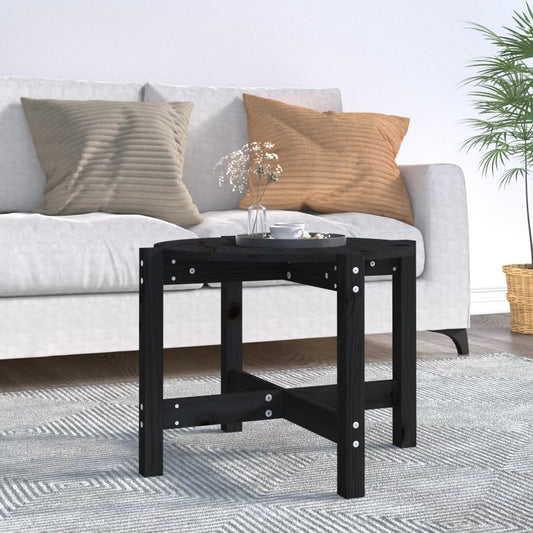 Mesa De Centro De Madera Maciza De Pino 62,5X45 Cm