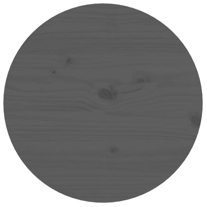 Mesa De Centro De Madera Maciza De Pino Ø55X60 Cm