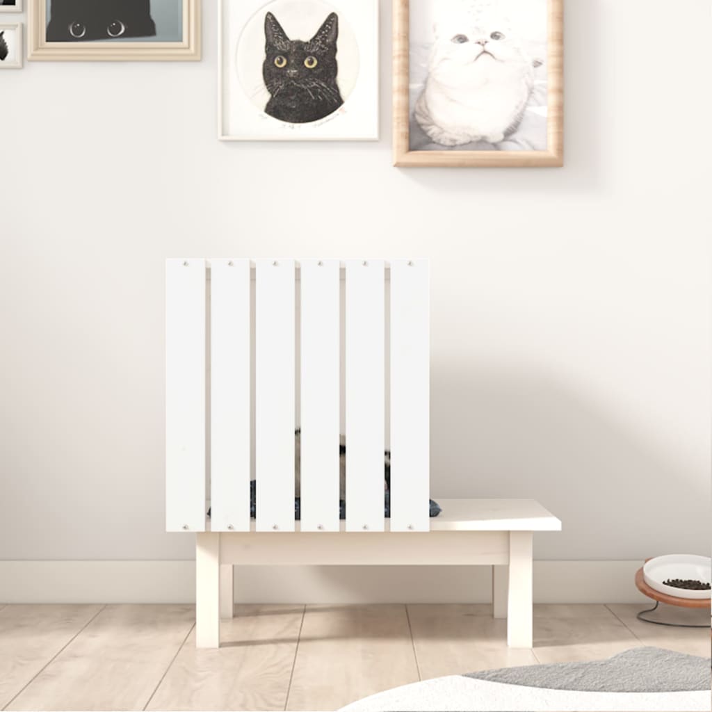 Casa Para Gatos De Madera Maciza De Pino 60X36X60 Cm
