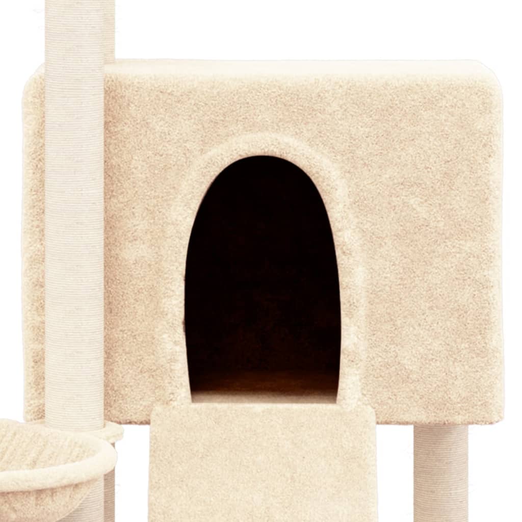 Rascador Para Gatos Con Postes De Sisal 96 Cm