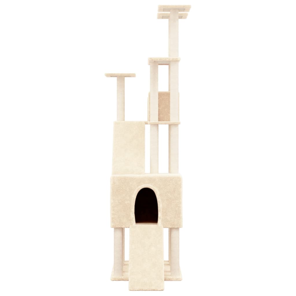 Rascador Para Gatos Con Postes De Sisal 190 Cm