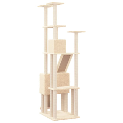 Rascador Para Gatos Con Postes De Sisal 190 Cm