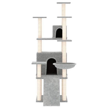 Rascador Para Gatos Con Postes De Sisal 154 Cm
