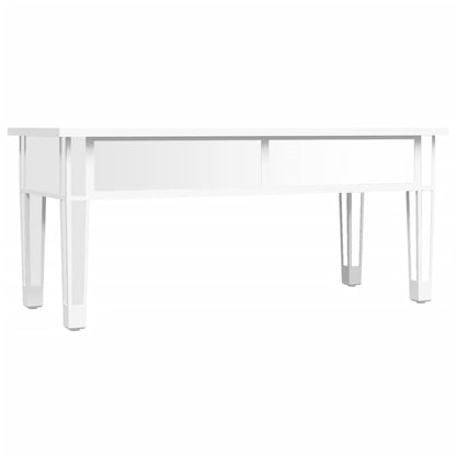 Mesa De Centro Especular Madera Tecnológica Vidrio 106X45X45 Cm