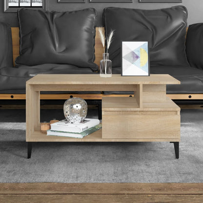 Mesa De Centro Madera Contrachapada 90X49X45 Cm