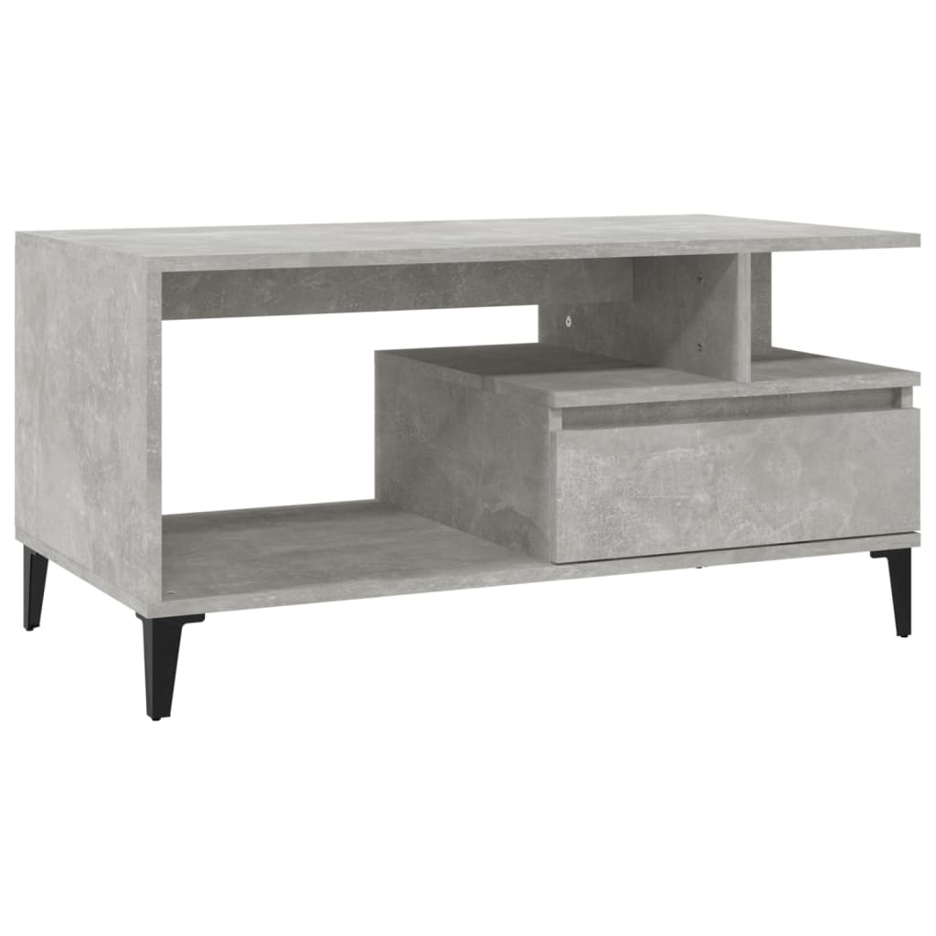 Mesa De Centro Madera Contrachapada 90X49X45 Cm