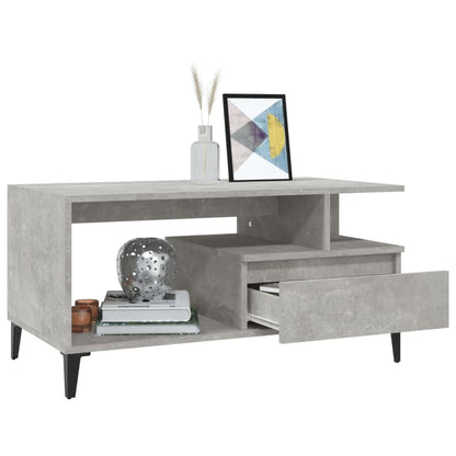 Mesa De Centro Madera Contrachapada 90X49X45 Cm