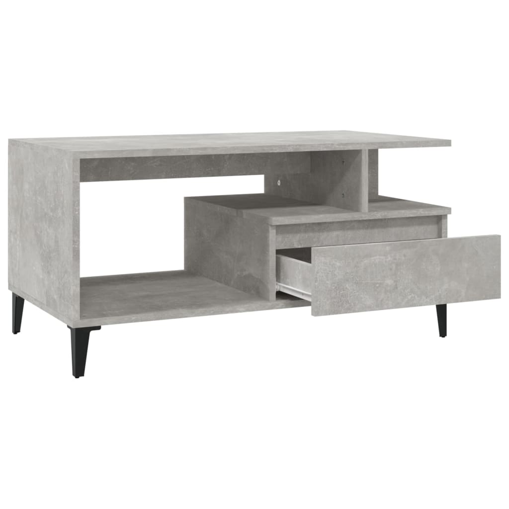 Mesa De Centro Madera Contrachapada 90X49X45 Cm