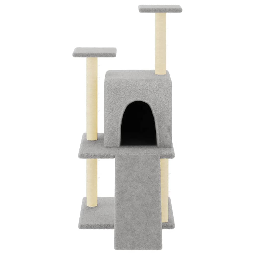 Rascador Para Gatos Con Postes De Sisal 110 Cm
