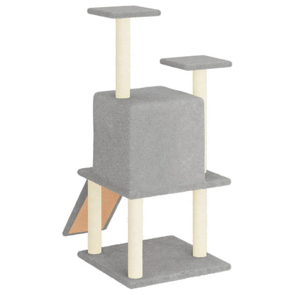 Rascador Para Gatos Con Postes De Sisal 110 Cm