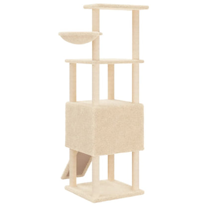 Rascador Para Gatos Con Postes De Sisal 153 Cm