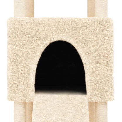 Rascador Para Gatos Con Postes De Sisal 153 Cm