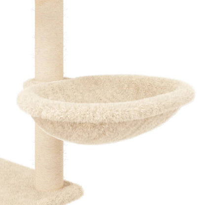 Rascador Para Gatos Con Postes De Sisal 153 Cm