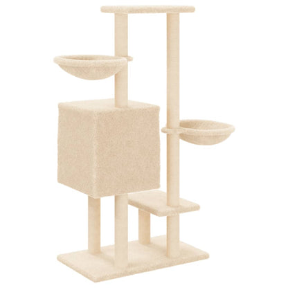 Rascador Para Gatos Con Postes De Sisal Color 117 Cm