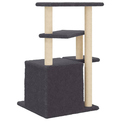 Rascador Para Gatos Con Postes De Sisal 83,5 Cm