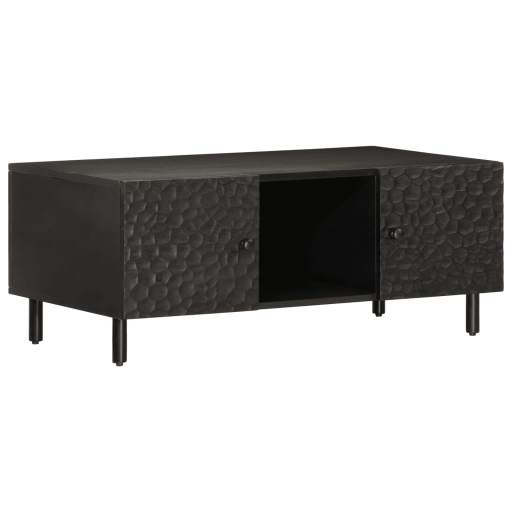 Mesa De Centro Negra 100X54X40 Cm