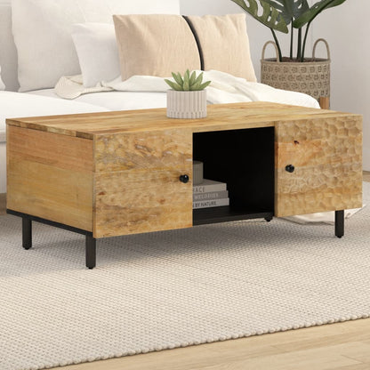 Mesa De Centro Negra 100X54X40 Cm