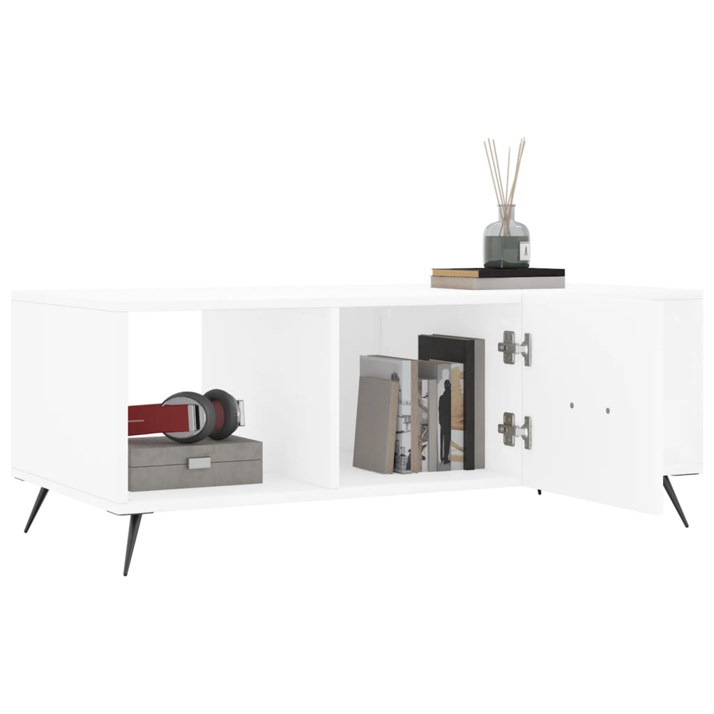 Mesa De Centro Madera Contrachapada 102X50X40 Cm