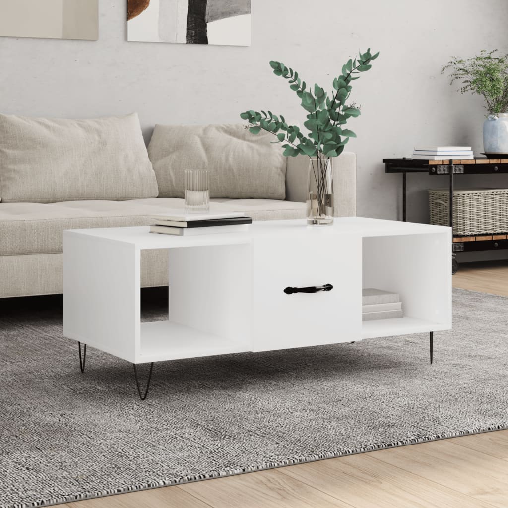 Mesa De Centro Madera Contrachapada 102X50X40 Cm