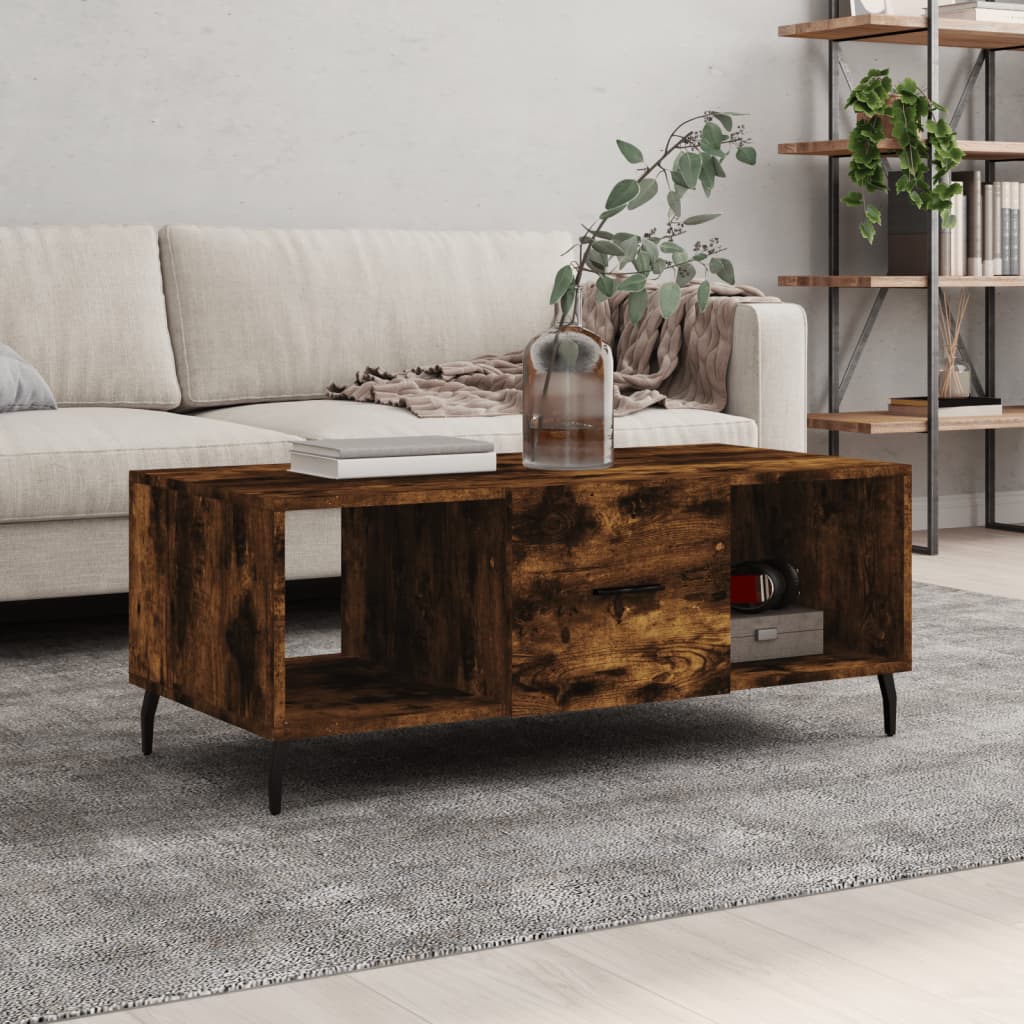 Mesa De Centro Madera Contrachapada 102X50X40 Cm