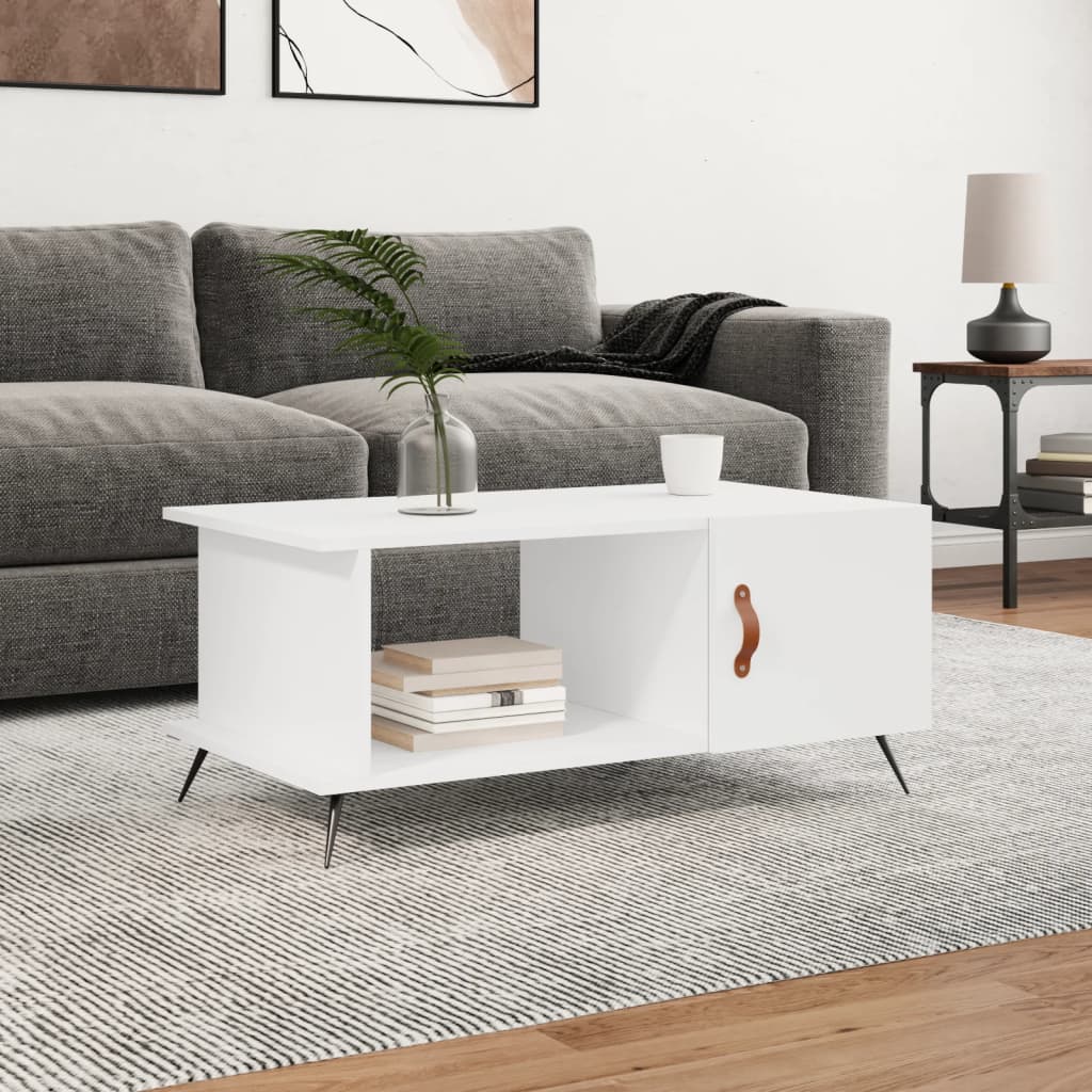 Mesa De Centro Madera Contrachapada 90X50X40 Cm