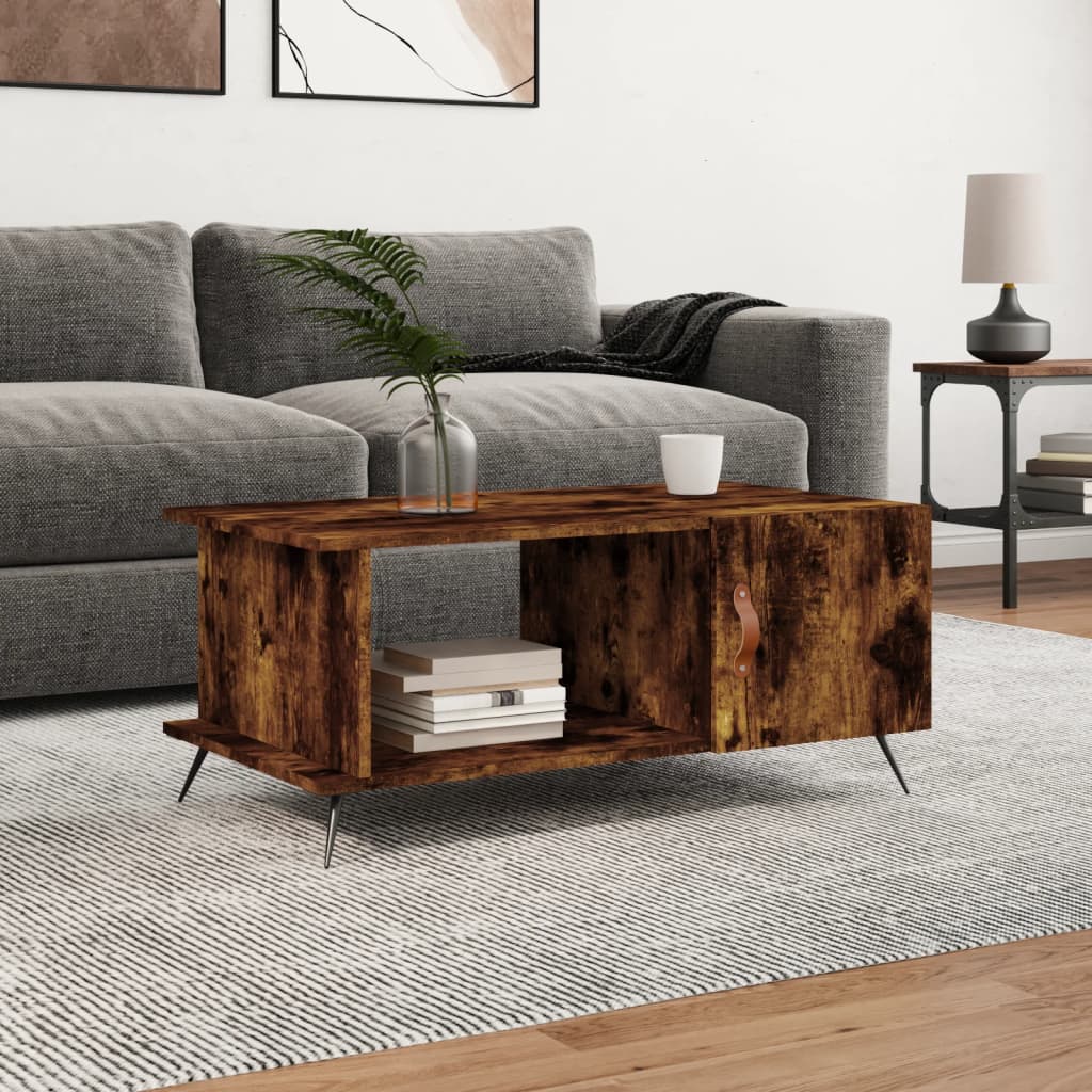 Mesa De Centro Madera Contrachapada 90X50X40 Cm
