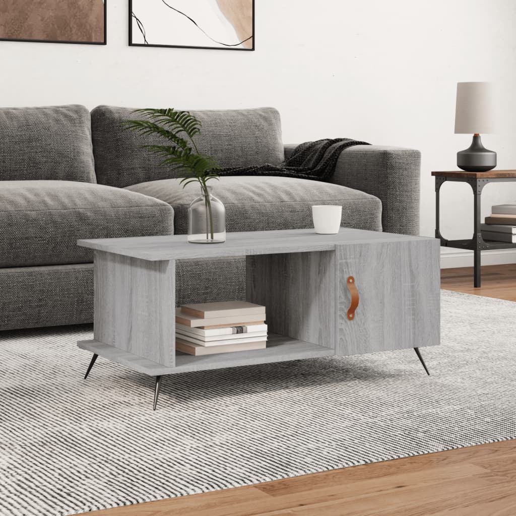 Mesa De Centro Madera Contrachapada 90X50X40 Cm
