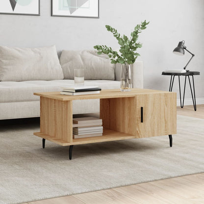 Mesa De Centro Madera Contrachapada 90X50X40 Cm