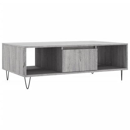 Mesa De Centro Madera De Ingeniería 104X60X35 Cm