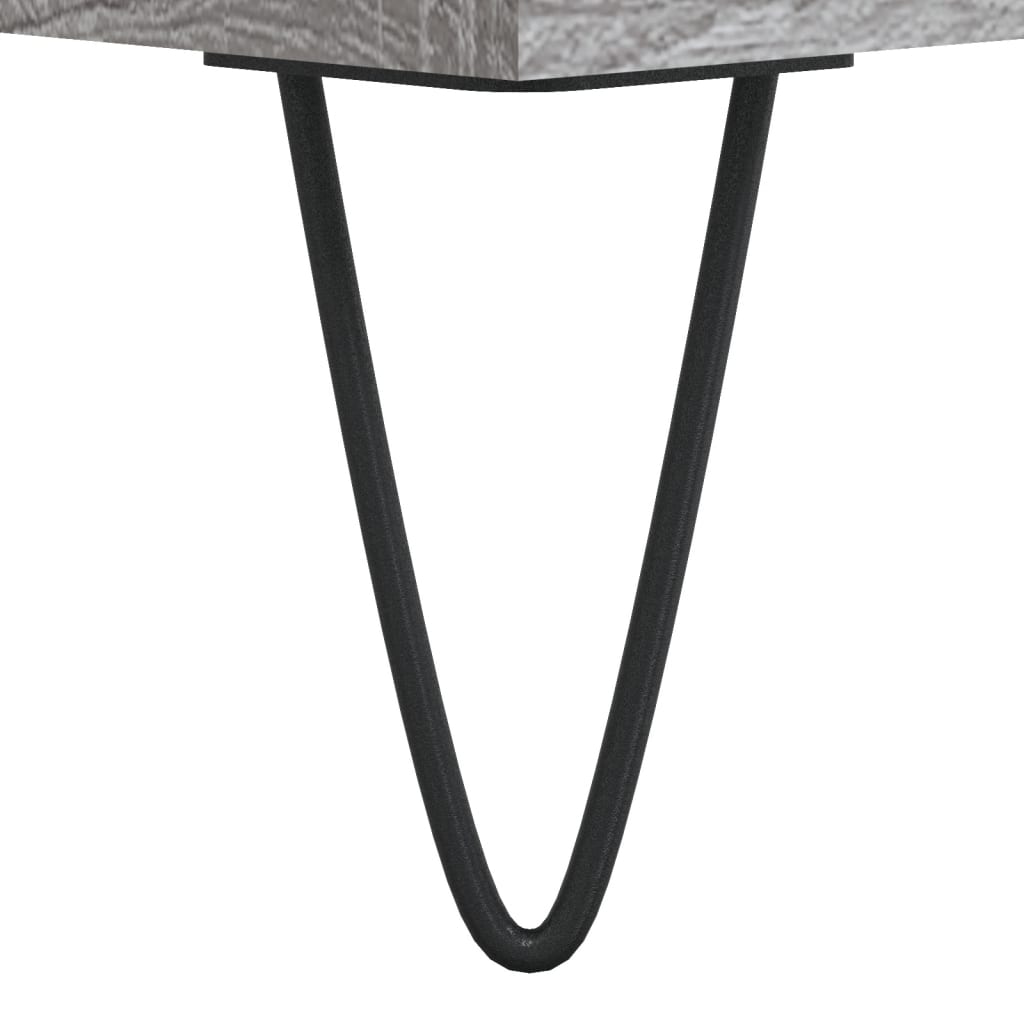 Mesa De Centro Madera De Ingeniería 104X60X35 Cm