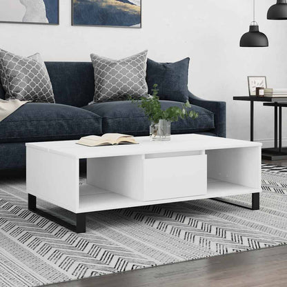 Mesa De Centro Madera De Ingeniería 104X60X35 Cm