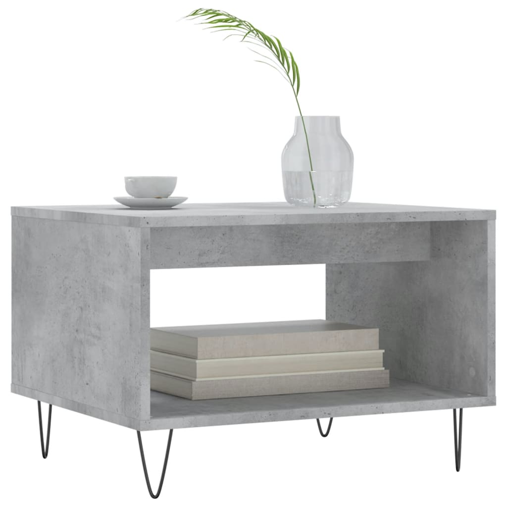 Mesa De Centro Madera De Ingeniería 60X50X40 Cm