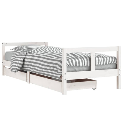 Estructura Cama Niños Con Cajones Madera Pino