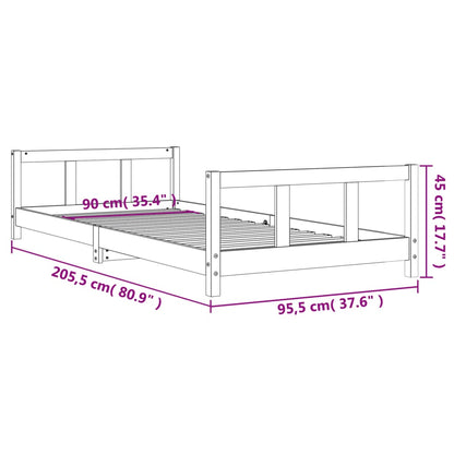 Estructura De Cama Para Niños Madera De Pino