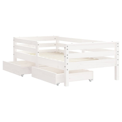 Estructura Cama Niños Con Cajones Madera Pino