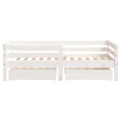 Estructura Cama Niños Con Cajones Madera Pino