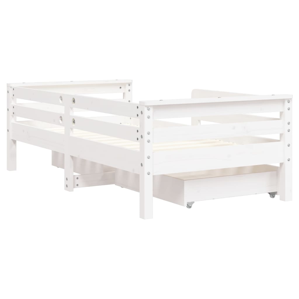 Estructura Cama Niños Con Cajones Madera Pino