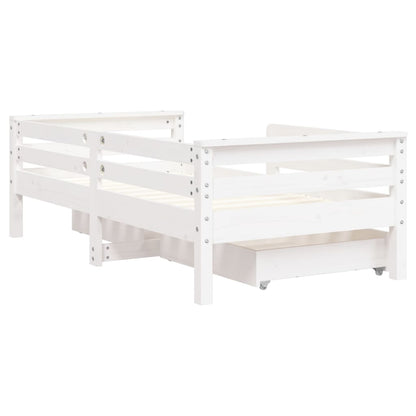 Estructura Cama Niños Con Cajones Madera Pino