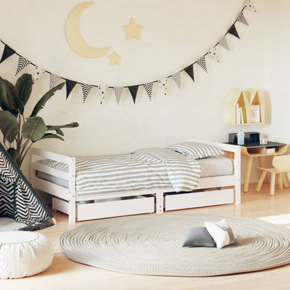 Estructura Cama Niños Con Cajones Madera Pino