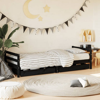 Estructura Cama Niños Con Cajones Madera Pino