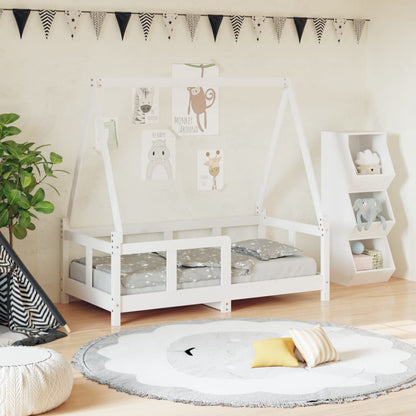 Estructura De Cama Para Niños Madera Maciza De Pino