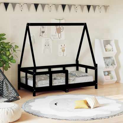 Estructura De Cama Para Niños Madera Maciza De Pino