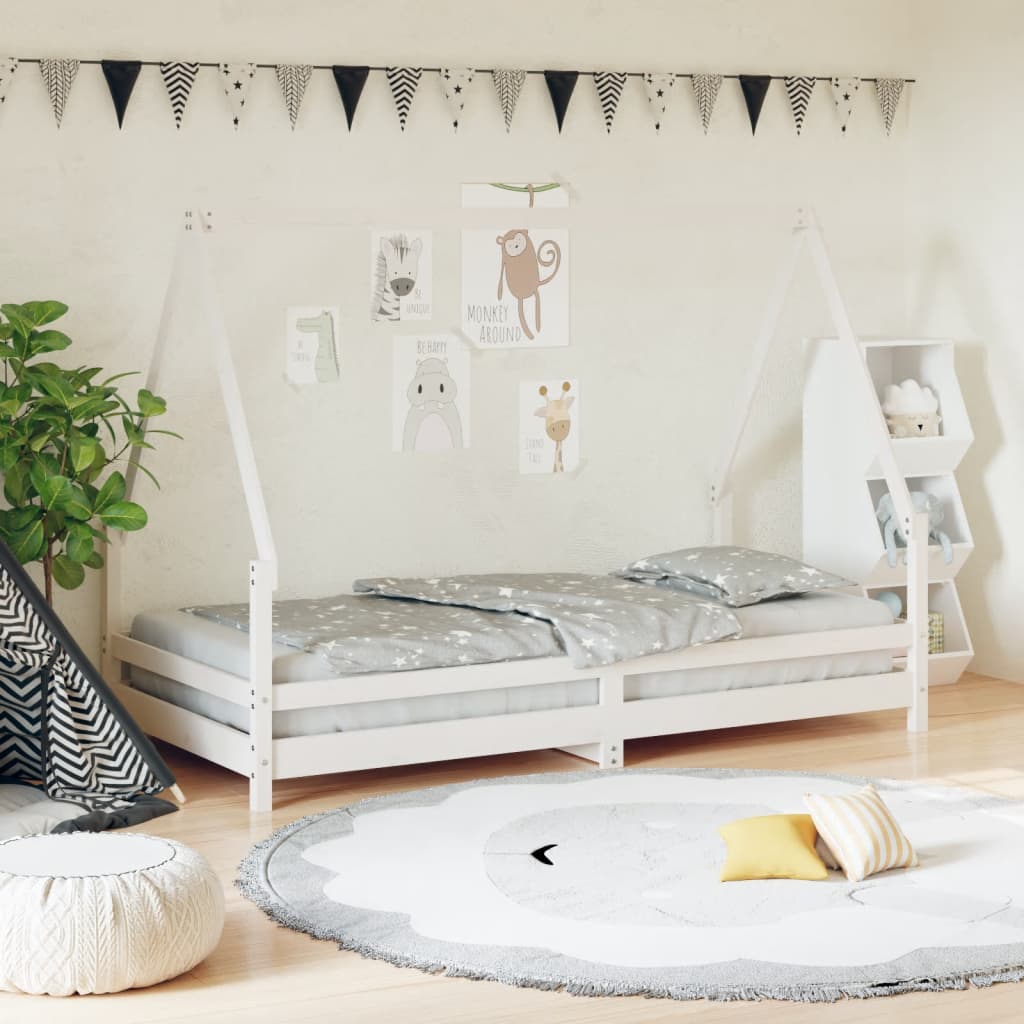 Estructura De Cama Para Niños Madera De Pino