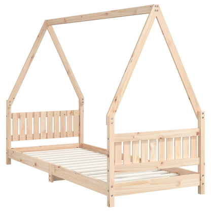 Estructura De Cama Para Niños Madera Maciza De Pino
