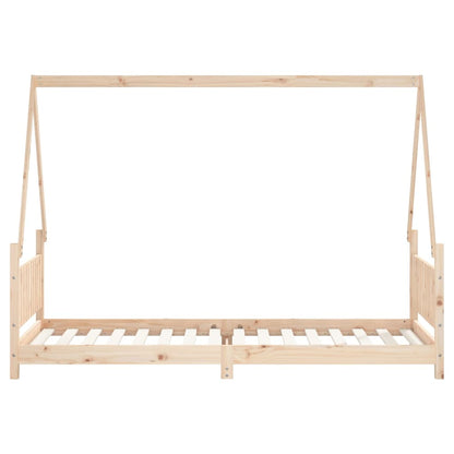 Estructura De Cama Para Niños Madera Maciza De Pino