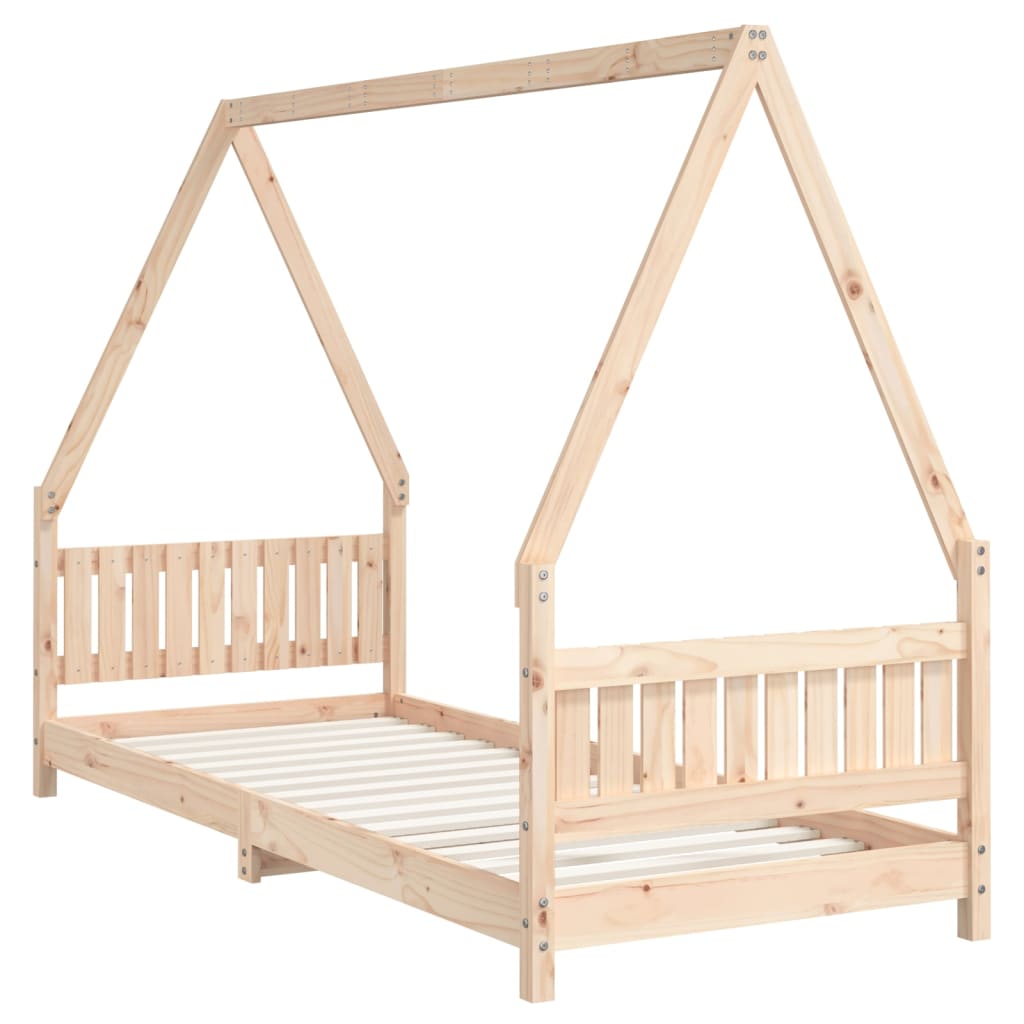 Estructura De Cama Para Niños Madera Maciza De Pino
