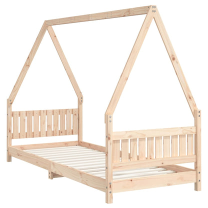 Estructura De Cama Para Niños Madera Maciza De Pino
