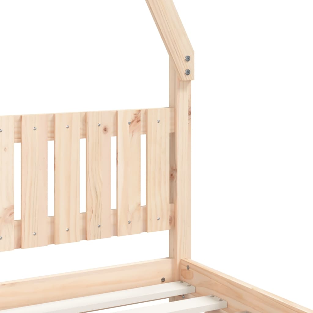 Estructura De Cama Para Niños Madera Maciza De Pino