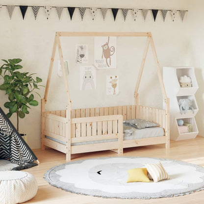 Estructura De Cama Para Niños Madera Maciza De Pino
