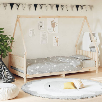 Estructura De Cama Para Niños Madera Maciza De Pino
